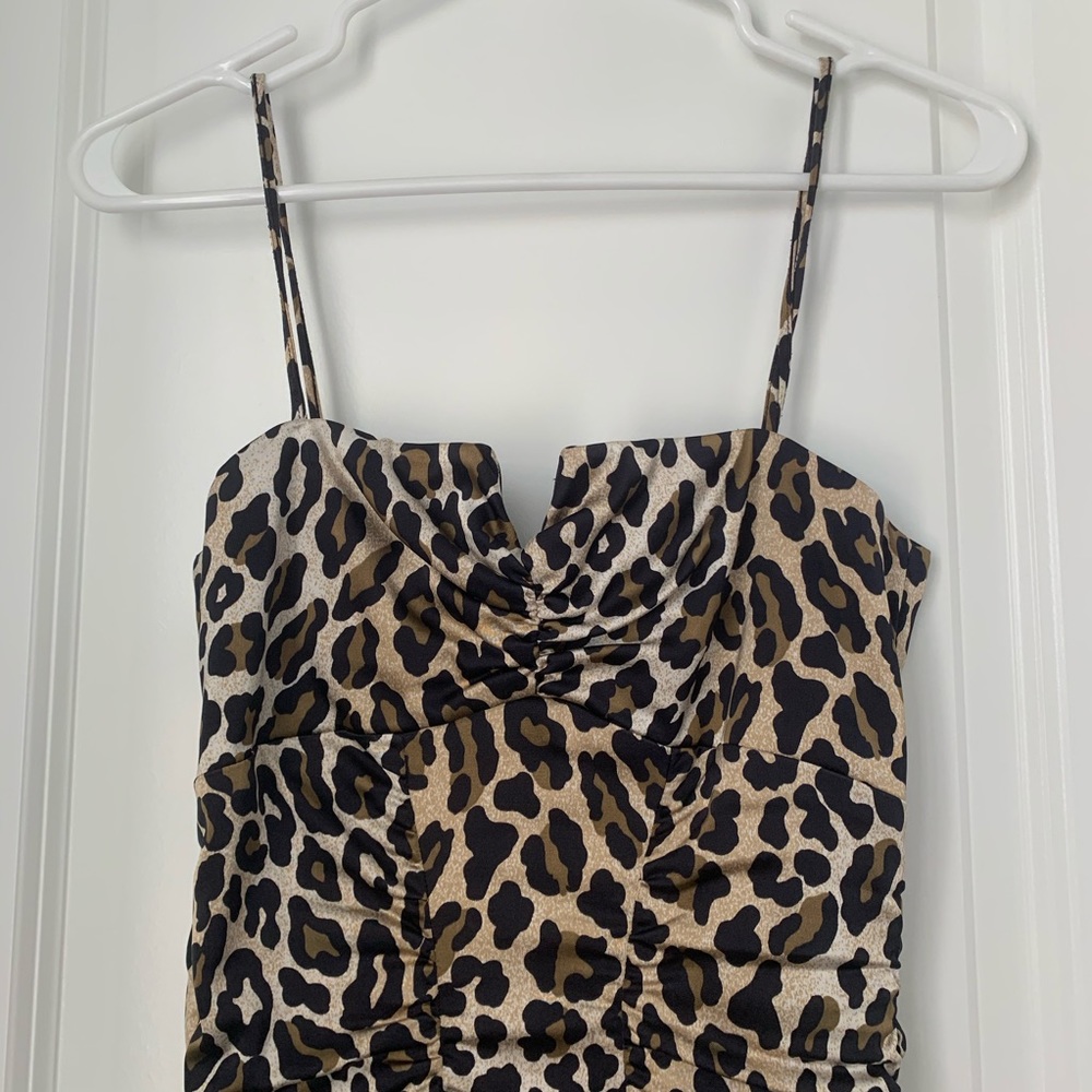 Cache Leopard Print Dress - image 2